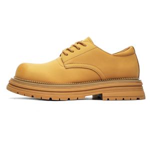 Chi Wolf Мужские повседневные кроссовки низкие черно-желто-зелено-белые желтые, цвет Yellow