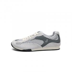 FIVE PLUS Дышащие нескользящие низкие повседневные туфли женские - черный серый, цвет Black Gray