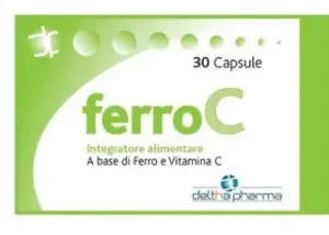 Добавка FerroC, 30 капсул Deltha Pharma