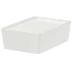 Коробка с крышкой Ikea Kuggis 18Х26Х8 см, белый