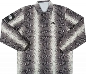 Куртка Supreme x The North Face Snakeskin Taped Seam Coaches Jacket 'Black', черный