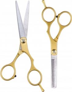 Project Lashes, Парикмахерские ножницы Sharp Gold, Прямые филировочные ножницы