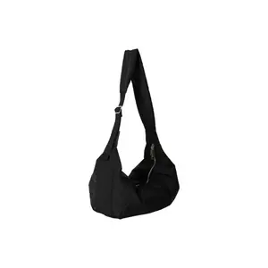 HAWA Нейлоновая унисекс сумка через плечо розовая голубая абрикосовая, Black