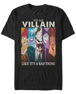 Мужская футболка с короткими рукавами disney so good at being bad group panels Fifth Sun, черный