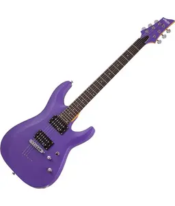 Совершенно новая электрогитара Schecter C-6 Deluxe, цвет сатиновый фиолетовый