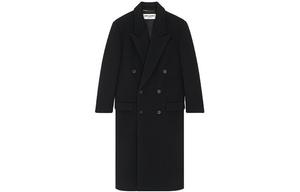 SAINT LAURENT Женское пальто, цвет Black