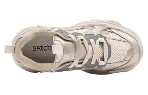 Кроссовки женские толстые низкие бежевый Satchi