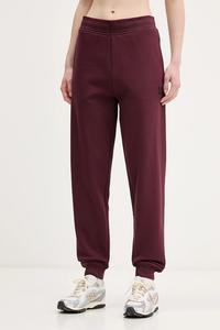 Хлопковые спортивные штаны nelfinia HUGO, бордовый