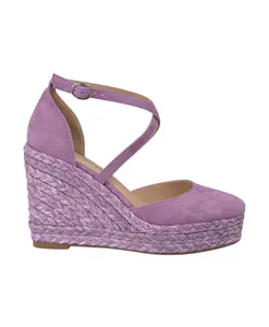 Сандалии на каблуке с кристаллами Alma En Pena, фиолетовый