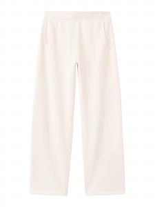 MANGO Широкие брюки 'KORA' в пастельно-желтом цвете