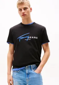 Футболка с принтом днк Tommy Jeans, Black
