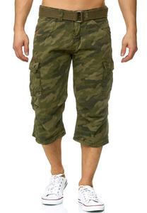 Повседневные брюки-карго INDICODE JEANS Nicolas, Green/Pastel green/Dark green