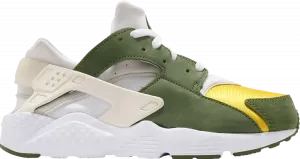 Кроссовки Nike Stussy x Air Huarache LE PS 'Dark Olive' 2021, зеленый