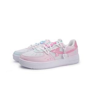 XTEP Кроссовки Air Force One с нескользящим и износостойким покрытием, низкие, для скейтбординга, унисекс, розовые, синие, разные цвета