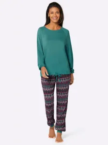 Wäschepur Пижама, цвет Smaragd-Bedruckt
