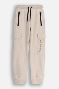 Детские хлопковые штаны Coccodrillo, бежевый