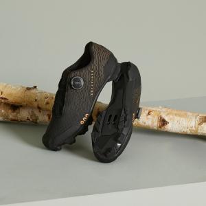 Велообувь MTB / Gravel Race 900 Habu Fit System охра ROCKRIDER, черный / охристо-желтый