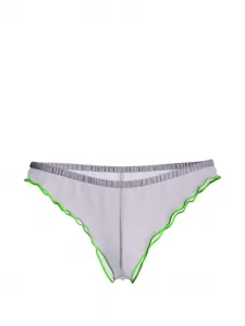 Панорама трусы-танга с рюшами Maison Close, фиолетовый