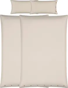 Постельное белье Value Pack Deggendorf, 4 предмета, натуральный цвет: 2 x 155 x 220 см + 2 x 40 x 80 см Erwin Müller