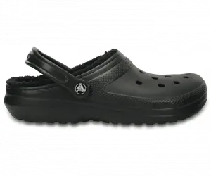 Классические сабо на подкладке Crocs мужские, цвет Black / Black