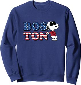 Толстовка Peanuts Boston Snoopy Joecool, синяя