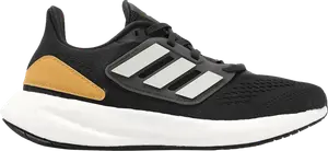 Кроссовки Pureboost 22 J 'Carbon Wonder Silver Yellow', черный