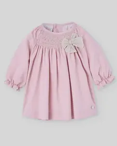 Детское платье из жаккарда, коллекция Пасха PAZ Rodríguez, светло-розовый