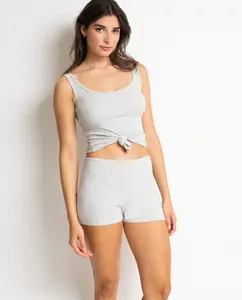 Пижамный топ Кейт из модала и хлопка Passionata, светло-серый