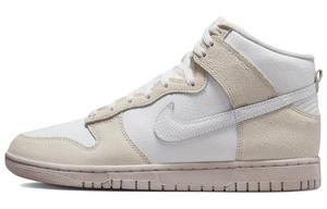 Галочка из потрескавшейся кожи Nike Dunk High Retro PRM