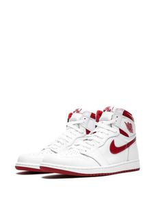 Jordan кроссовки Air 1 Retro High OG "Metallic Red", белый