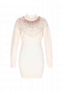 Faina Вязаное платье в цвете Off White