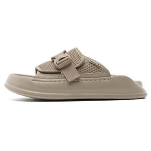 N6K8 Скользостойкие износостойкие шлепанцы мужские хаки, цвет Khaki