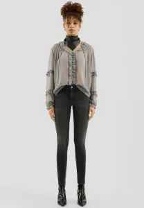 Джинсы узкие Qs, Dunkelgrau