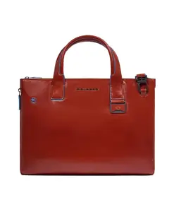 Настраиваемая сумка для ноутбука с отделением для iPad, ударопрочная, с мягкой подкладкой и защитой от RFID-сканирования. Piquadro, красный