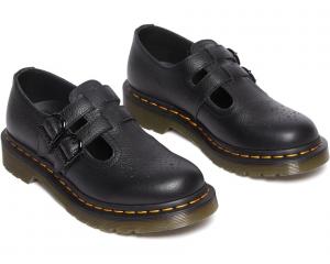 Туфли на плоской подошве Dr. Martens 8065 Mary Jane, цвет Black Virginia