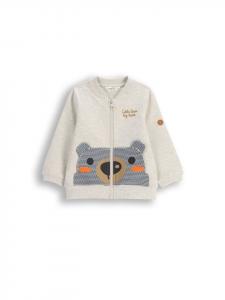 Куртка на молнии серого цвета Coccodrillo