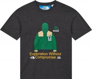 Футболка The North Face x Online Ceramics Graphic Tee 'Black Regrind', черный