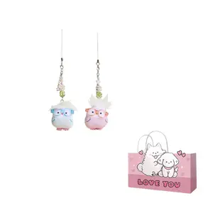 Очаровательный брелок для телефона в виде плюшевого котенка milk thirsty из аниме/игр, высота 7см X3COMMUNE