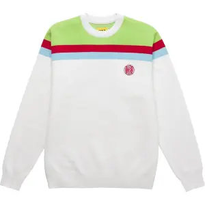 Свитер GOLF WANG Cookie Patch Sweater 'Ivory/Green/Orange/White', кремовый