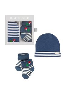 Носки BABY LUCKY GIFTSET EMBROIDERY MOTIF FALKE, цвет light denim