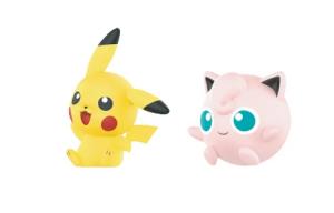 Набор из 2 фигурок Pop Mart Pokemon Sit Back&Relax Pikachu & Jigglypuff, желтый/розовый