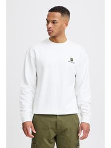 Толстовка BLEND Rundhalspullover BHBRODY Sweatshirt crew print 20718106, зеленый