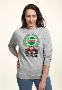 Гоночная толстовка castrol с моторным маслом Henry Tiger, Heather Grey