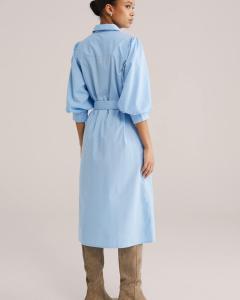 WE Fashion Платье-рубашка в светло-голубом цвете