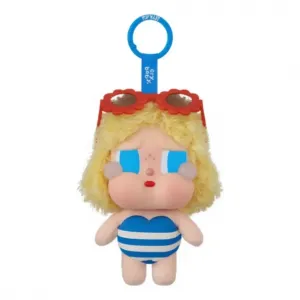Фигурка Pop Mart CRYBABY Vacation Mode On Series Vinyl Plush Pendant 'Sunbathing'