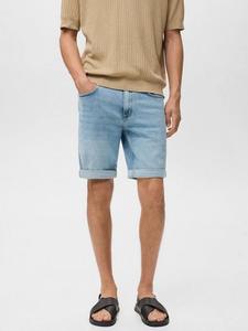 Узкие джинсовые шорты Rock Slim Mango