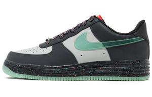 Мужские кроссовки для скейтбординга Nike Lunar Force 1, черный/зеленый