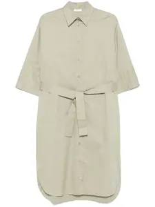 Декорированное платье миди Peserico, зеленый