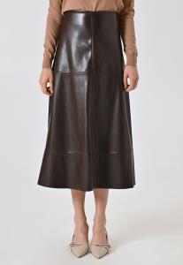 Юбка Rinascimento A-line skirt, Brown/Dark Brown