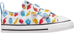 Кроссовки Converse Chuck Taylor All Star Low Easy-On TD Dino Daze, белый